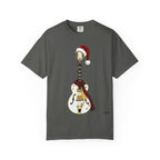 Christmas Hollowbody Guitar Comfort Colors Shirt