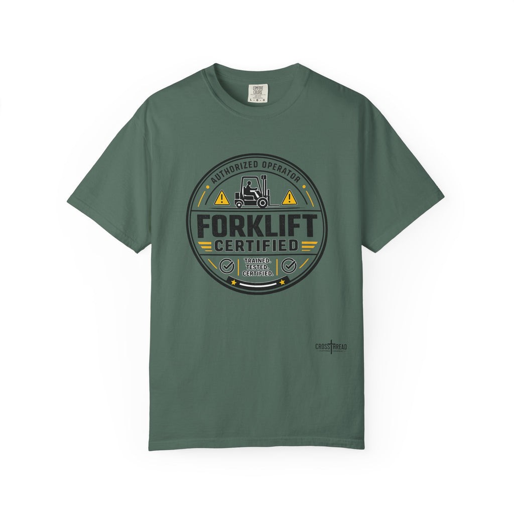 Forklift Certified T-Shirt — Vintage Industrial Graphic Tee