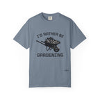 I'd Rather Be Gardening T-Shirt — Wheelbarrow Garden Shirt for Plant Lovers