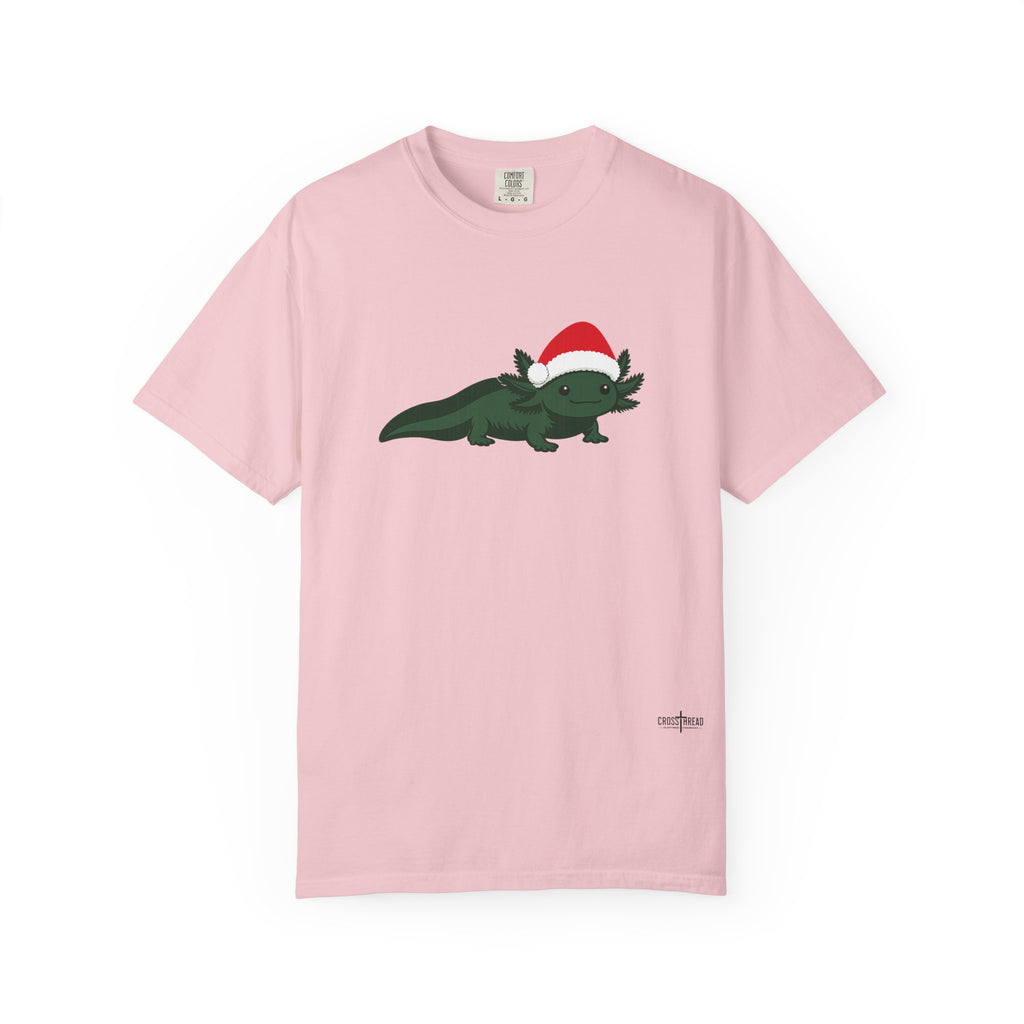 Axolotl Santa Hat Comfort Colors Shirt