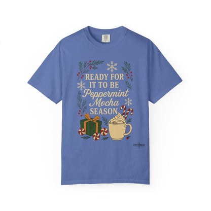 Christmas Peppermint Mocha Comfort Colors T-shirt