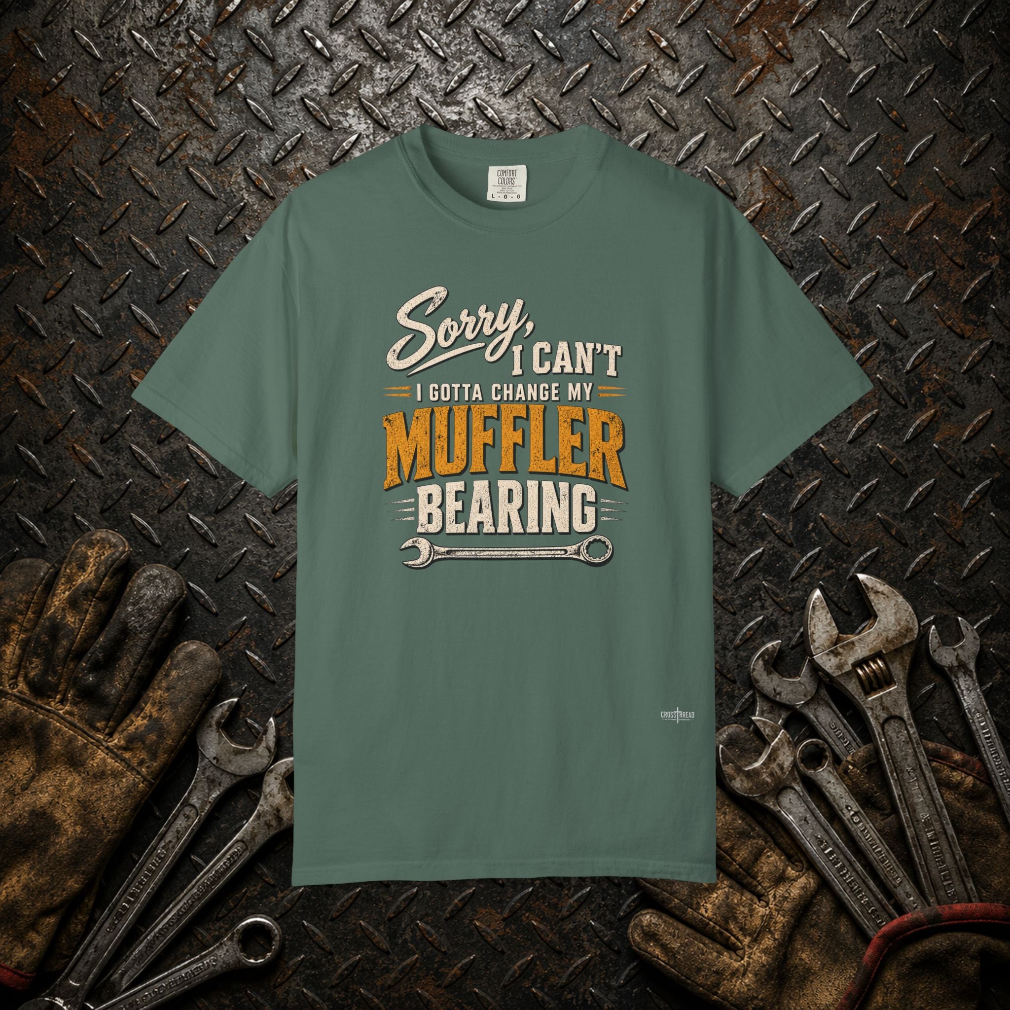 "Change My Muffler Bearing" Mechanic Tee