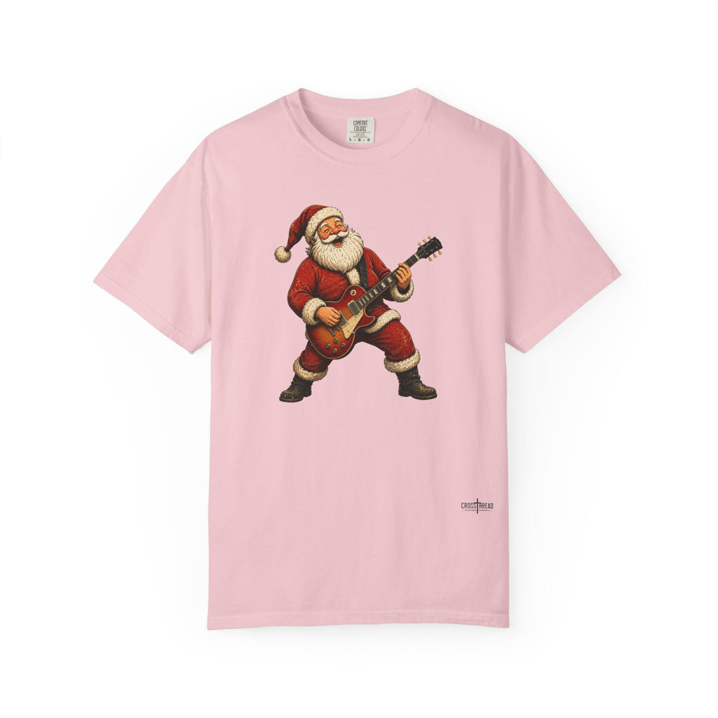 Santa LP-Style Guitar Comfort Colors Shirt
