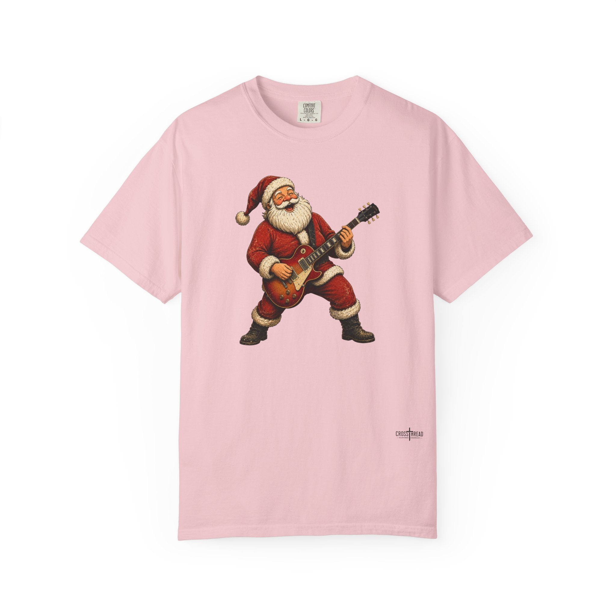 Santa LP-Style Guitar Comfort Colors Shirt