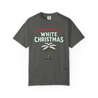 White Christmas Palm Tree T-Shirt – 'Already Dreaming of a White Christmas' Holiday Tee