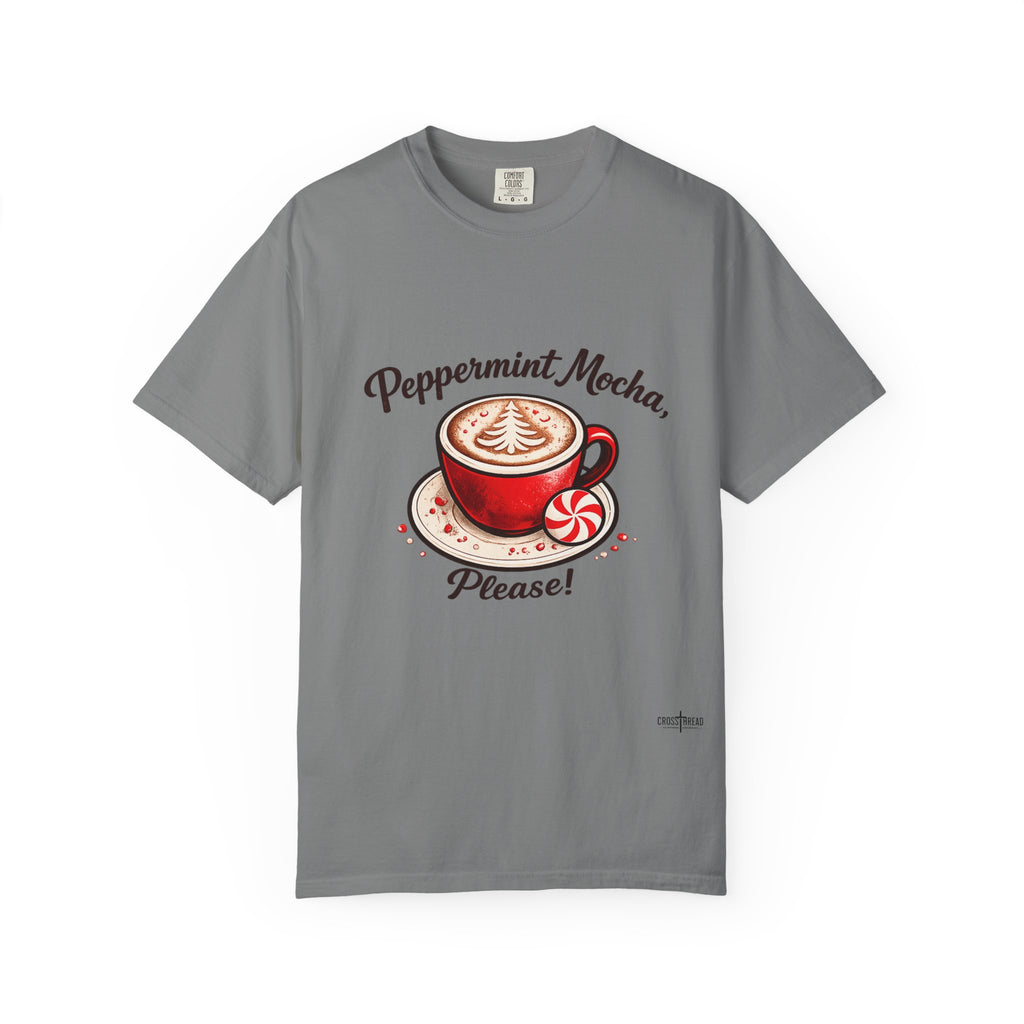 Peppermint Mocha Please Mug — Festive Holiday Coffee Cup T Shirt