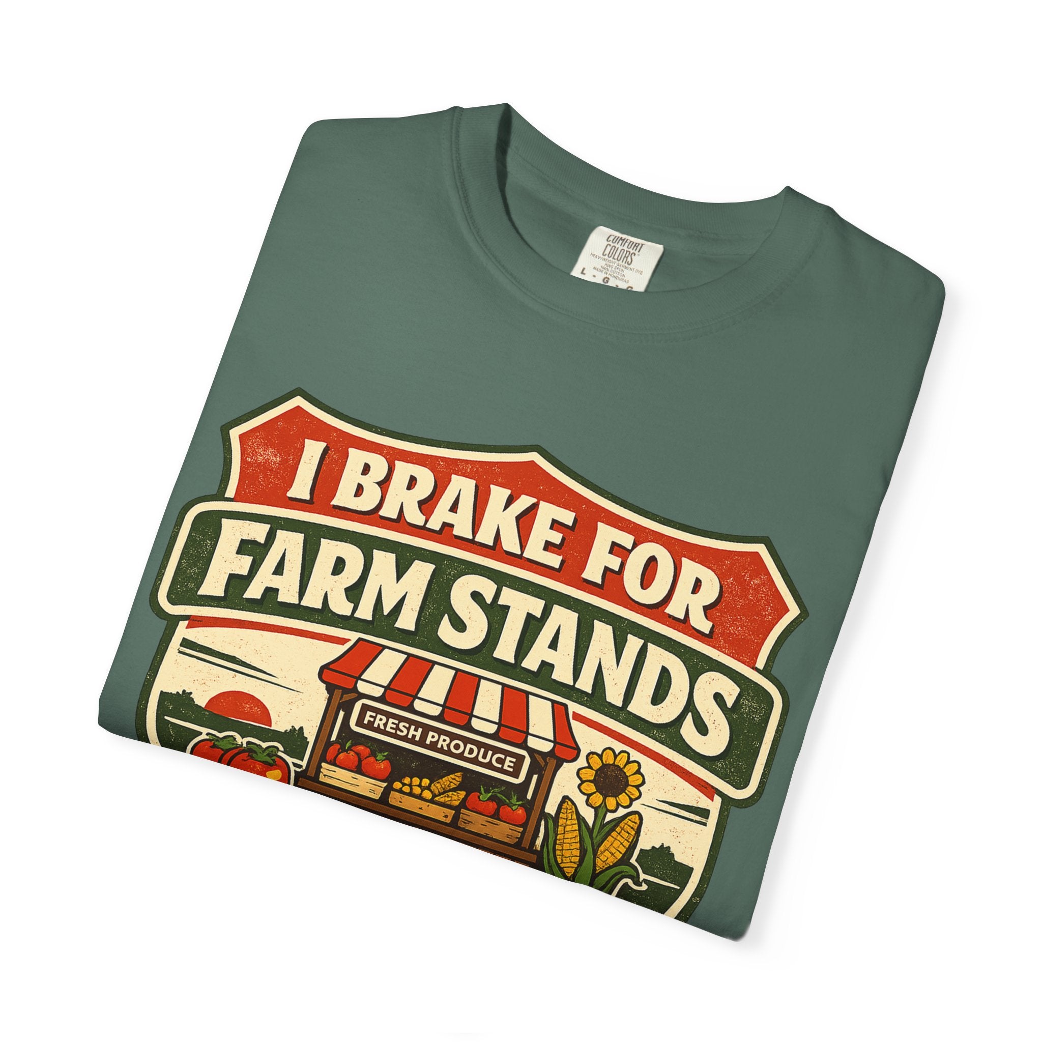 “I Brake for Farm Stands” Vintage Farm Market Tee