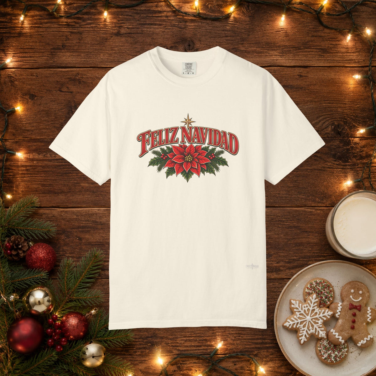 Feliz Navidad Comfort Colors T-Shirt