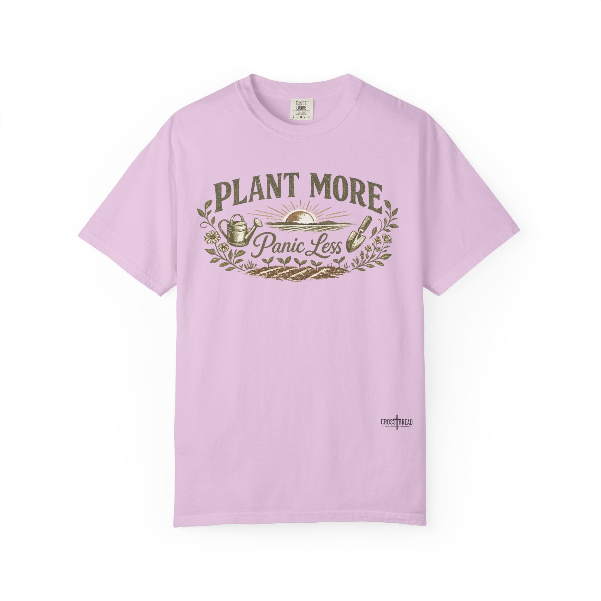 Plant More Panic Less T-Shirt