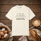 Rooster is Sketch Comfort Colors Shirt