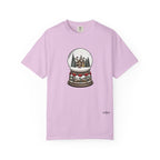 Snow Globe Holiday T-Shirt — Vintage Winter Village Graphic