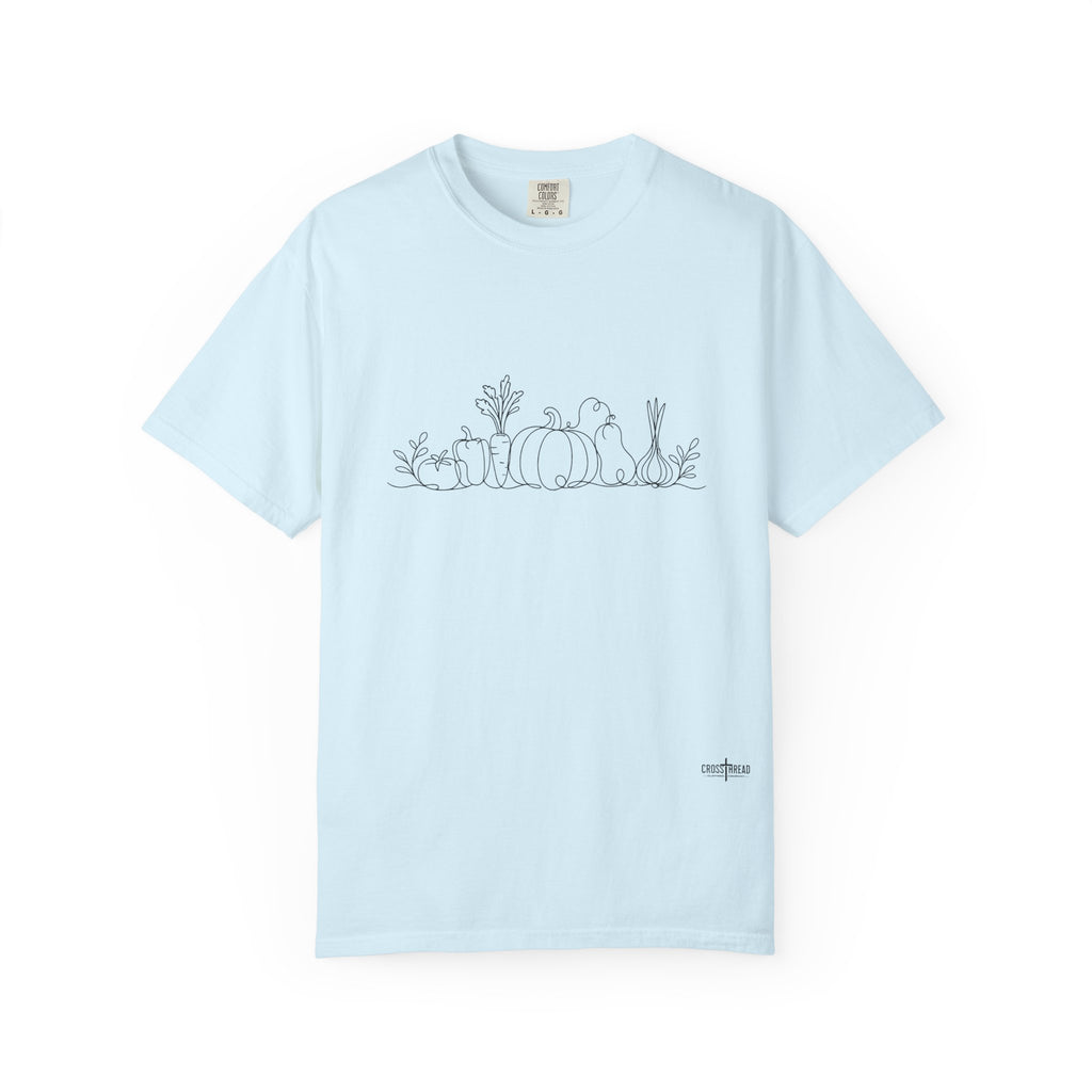 Garden Veggie Line Art T-Shirt