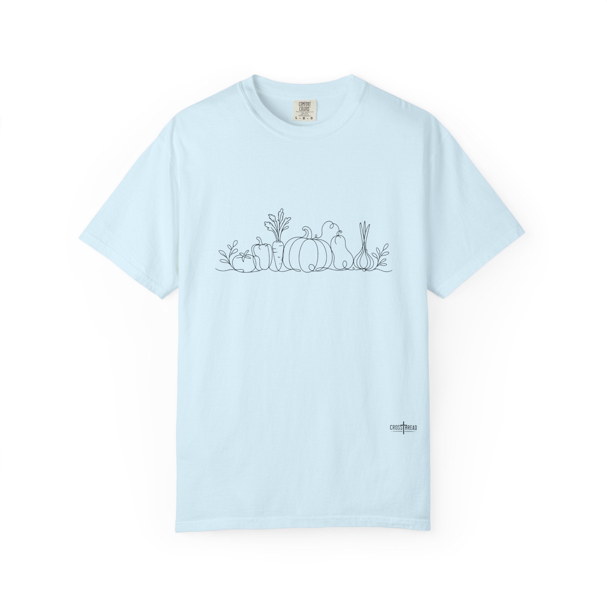 Garden Veggie Line Art T-Shirt