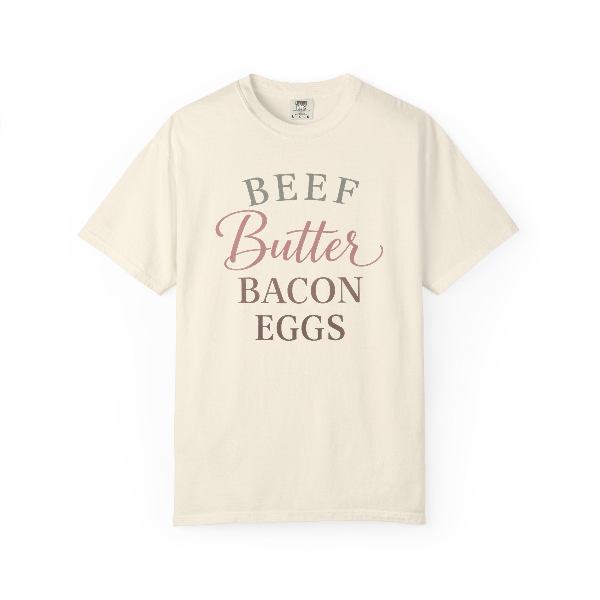 "Beef Butter Bacon Eggs" Carnivore Liftstyle T‑Shirt