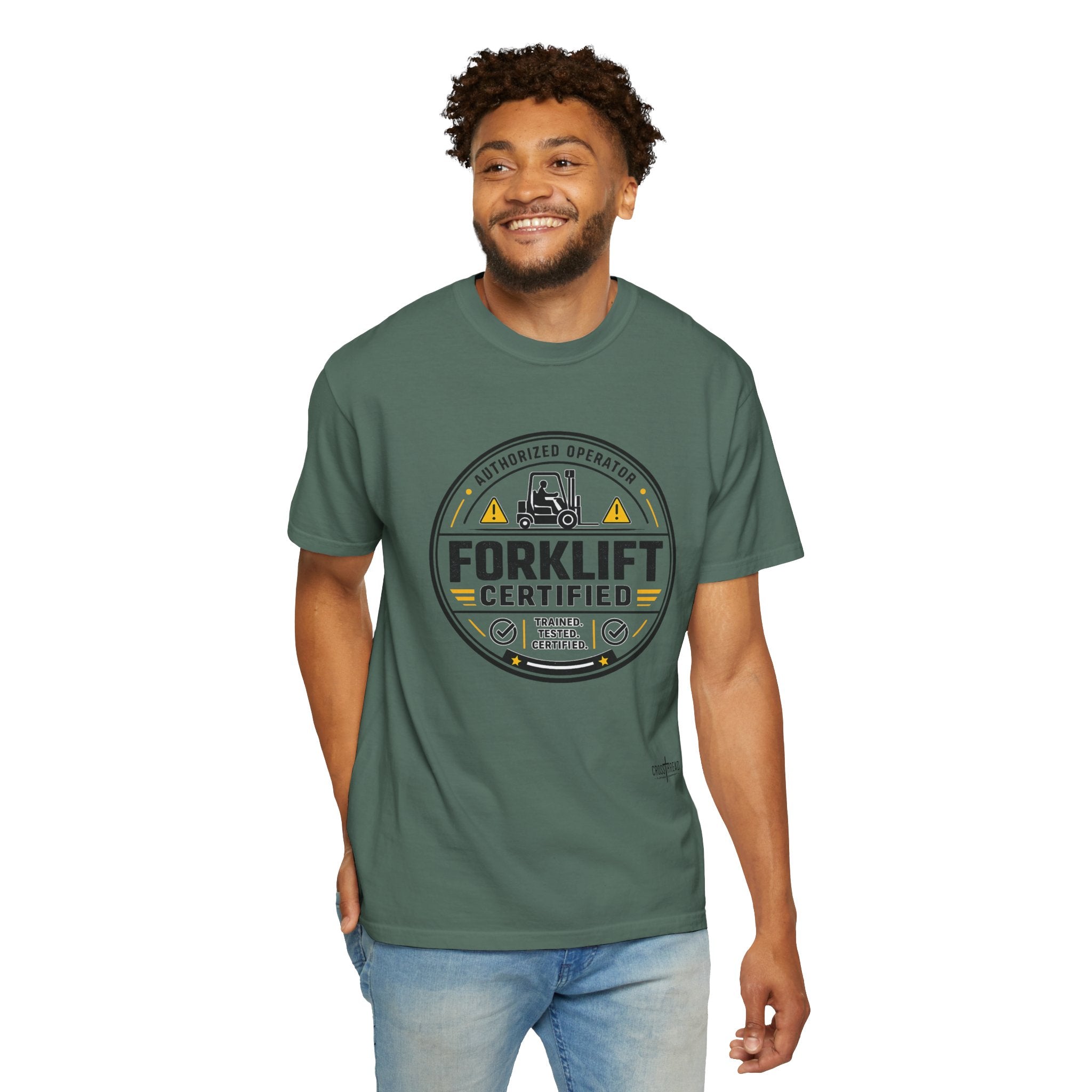 Forklift Certified T-Shirt — Vintage Industrial Graphic Tee