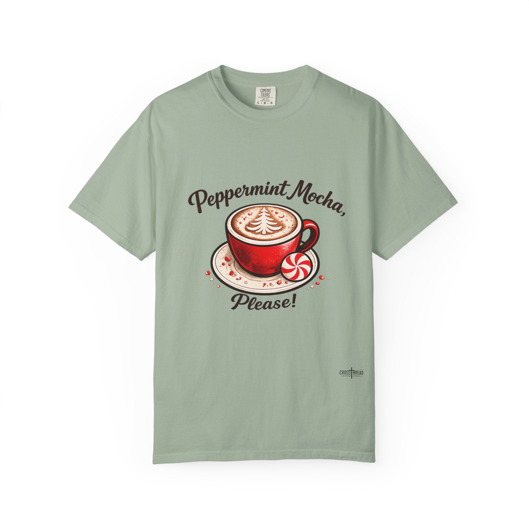 Peppermint Mocha Please Mug — Festive Holiday Coffee Cup T Shirt
