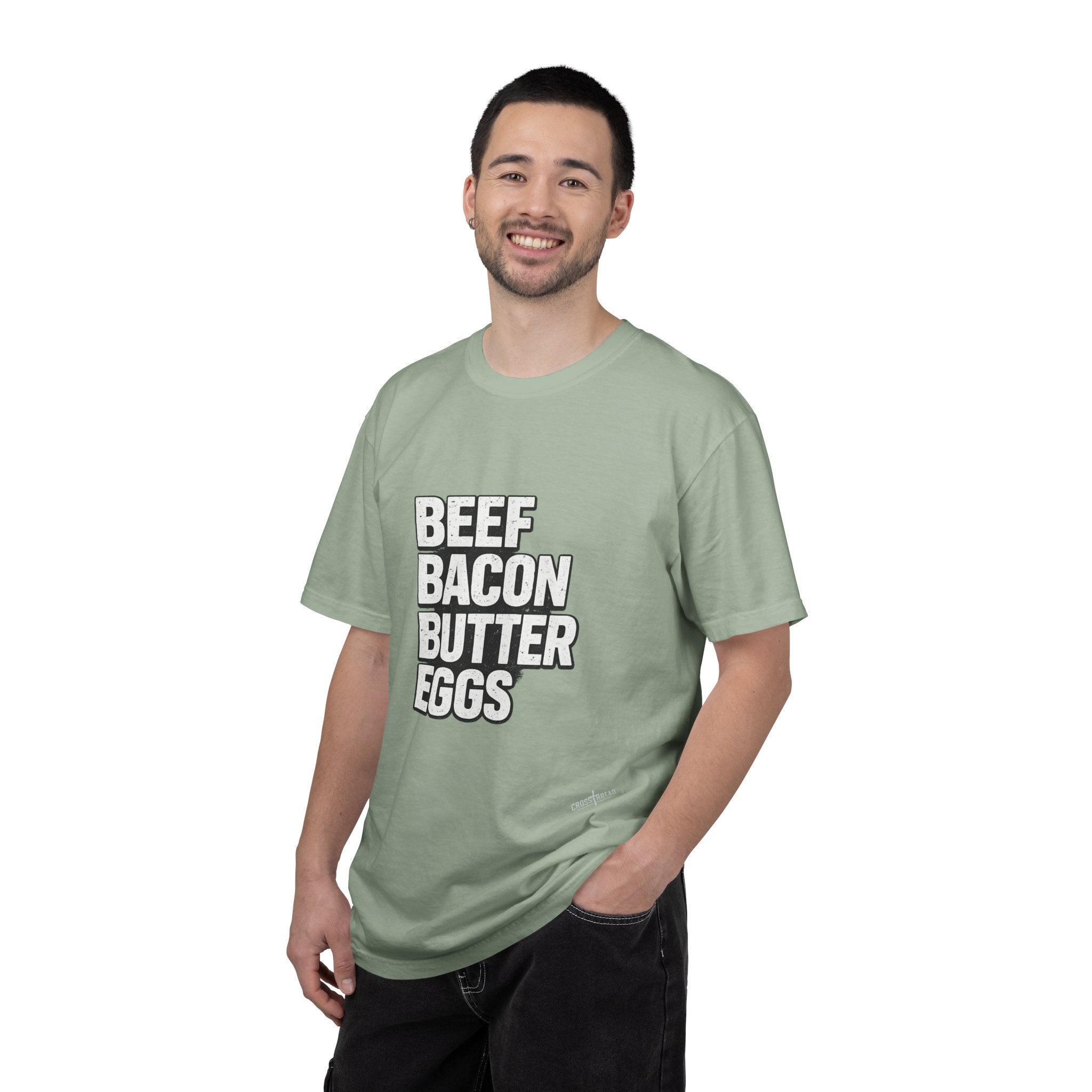 Beef Bacon Butter Eggs Carnivore Lifestyle Graphic Tee