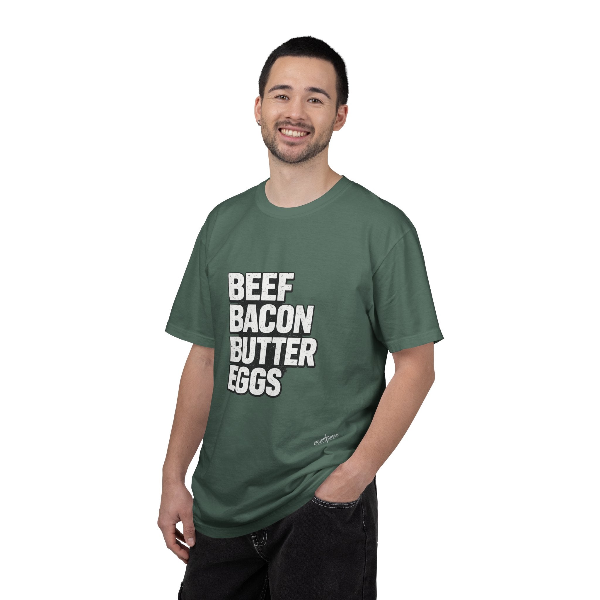Beef Bacon Butter Eggs Carnivore Lifestyle Graphic Tee
