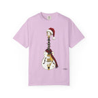 Christmas Hollowbody Guitar Comfort Colors Shirt
