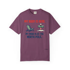 Christmas in July T-Shirt — "My Body Is Here, My Mind Is at the North Pole"