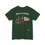 Driven By Faith Truck T-Shirt — 'Jesus Saves' Christian Trucker Tee