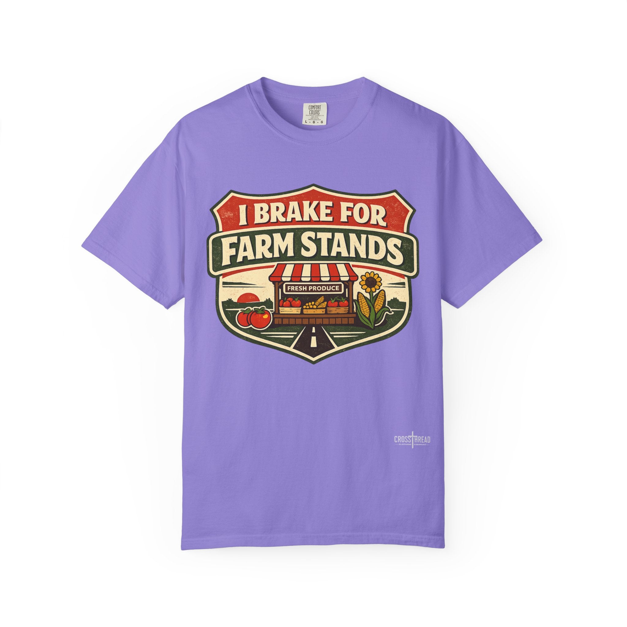 “I Brake for Farm Stands” Vintage Farm Market Tee