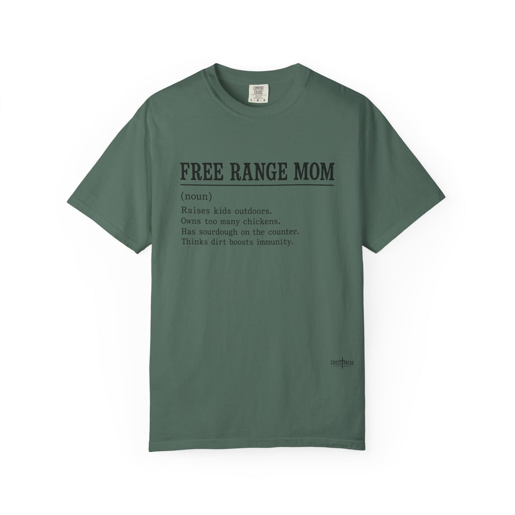 Free Range Mom Definition Tee