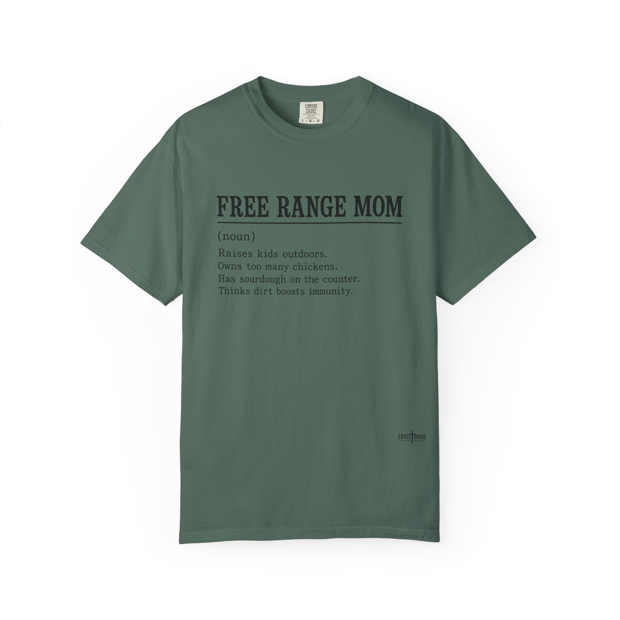 Free Range Mom Definition Tee