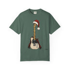 Christmas T-Style Guitar Comfort Colors Shirt