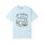 "My Garden is My Happy Place" Premium Comfort Colors T Shirt