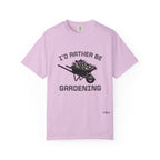 I'd Rather Be Gardening T-Shirt — Wheelbarrow Garden Shirt for Plant Lovers
