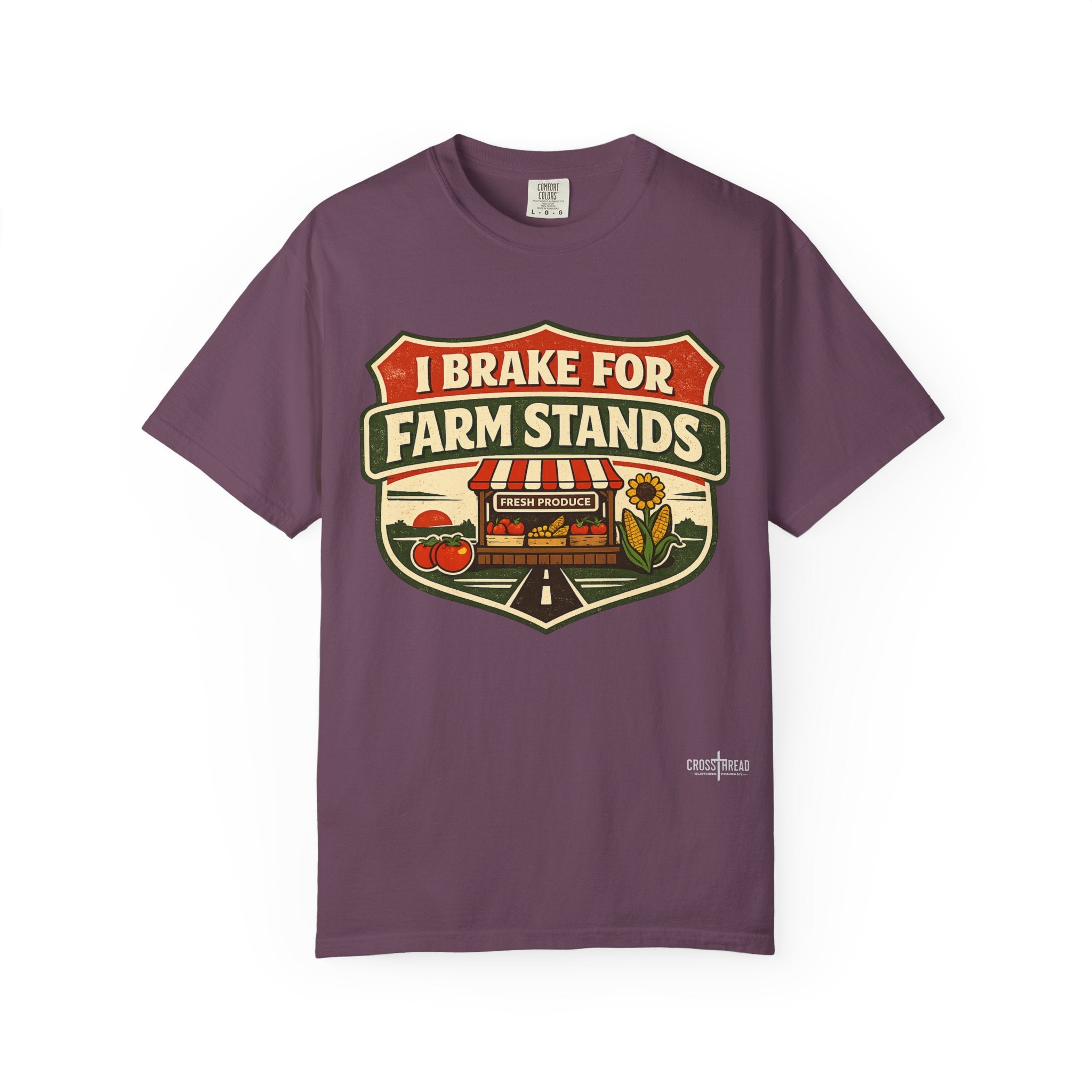 “I Brake for Farm Stands” Vintage Farm Market Tee
