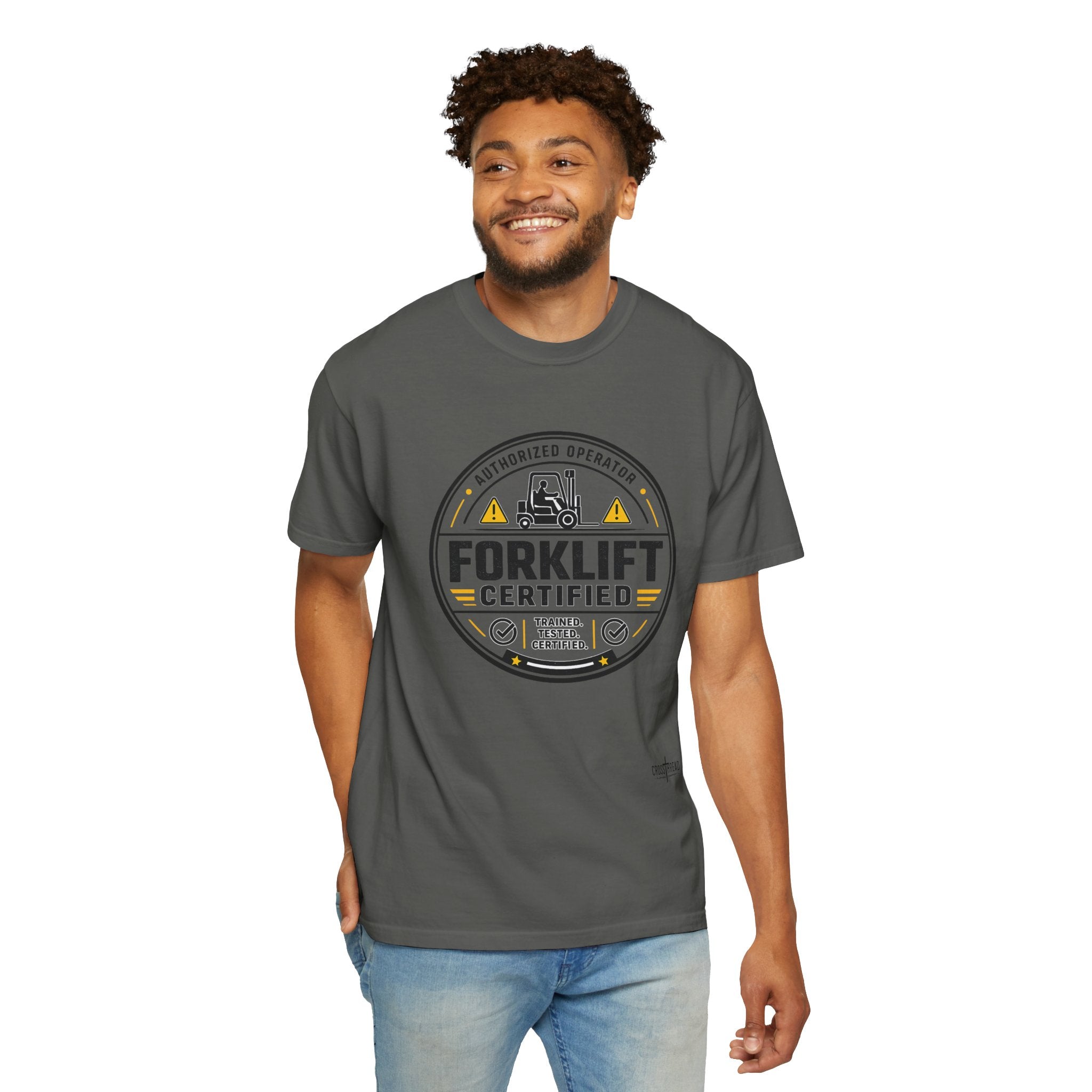 Forklift Certified T-Shirt — Vintage Industrial Graphic Tee