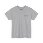 Faith Moves Mountains T‑Shirt — Inspirational Mountain & Bulldozer Graphic Tee