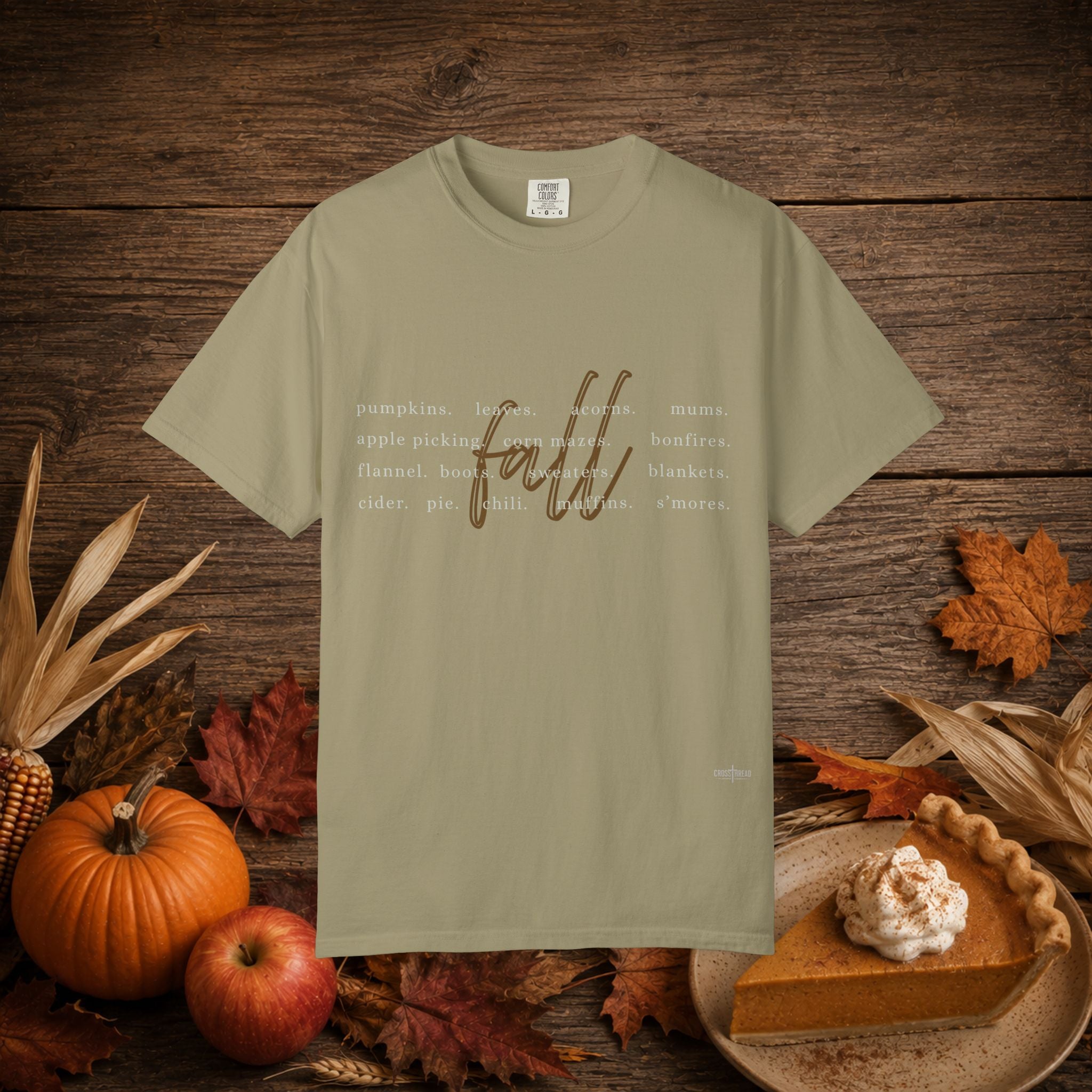 Fall Favorite Things Comfort Colors Shirt