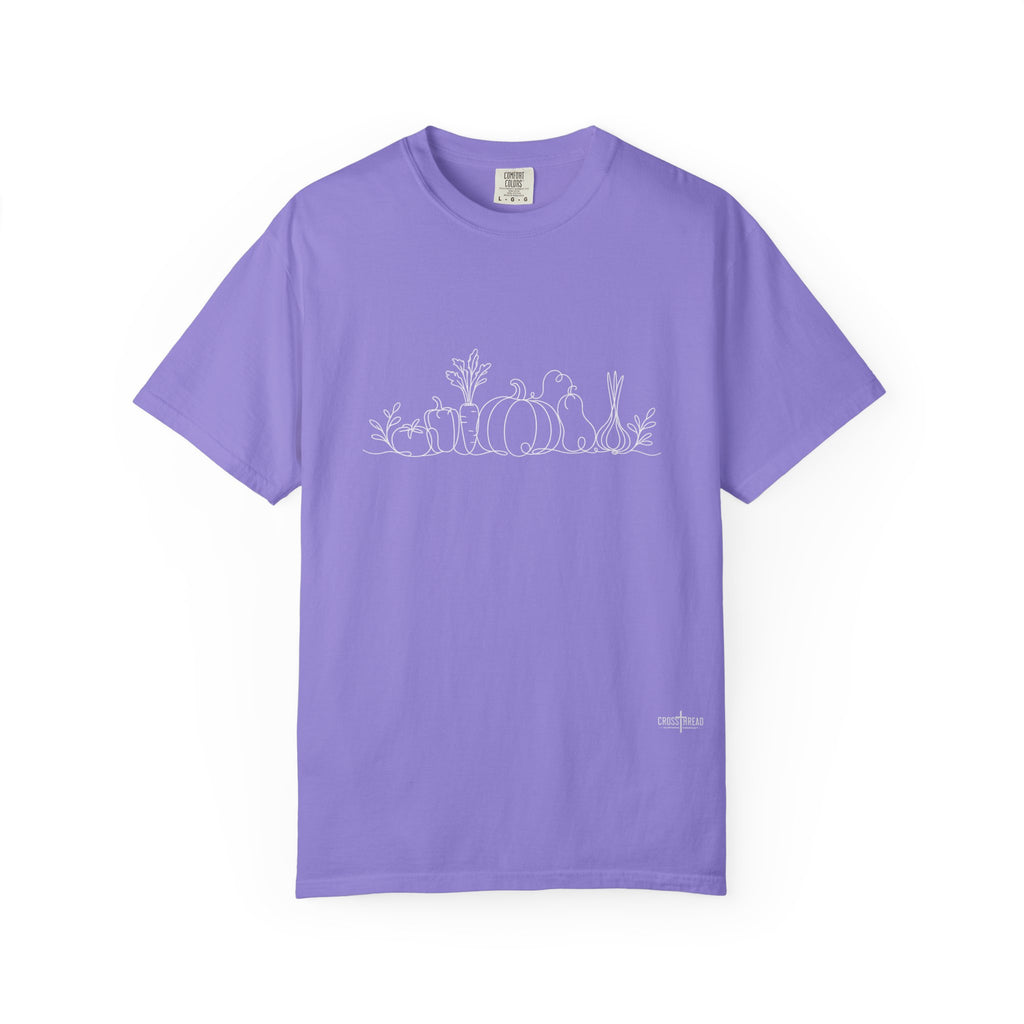 Garden Veggie Line Art T-Shirt