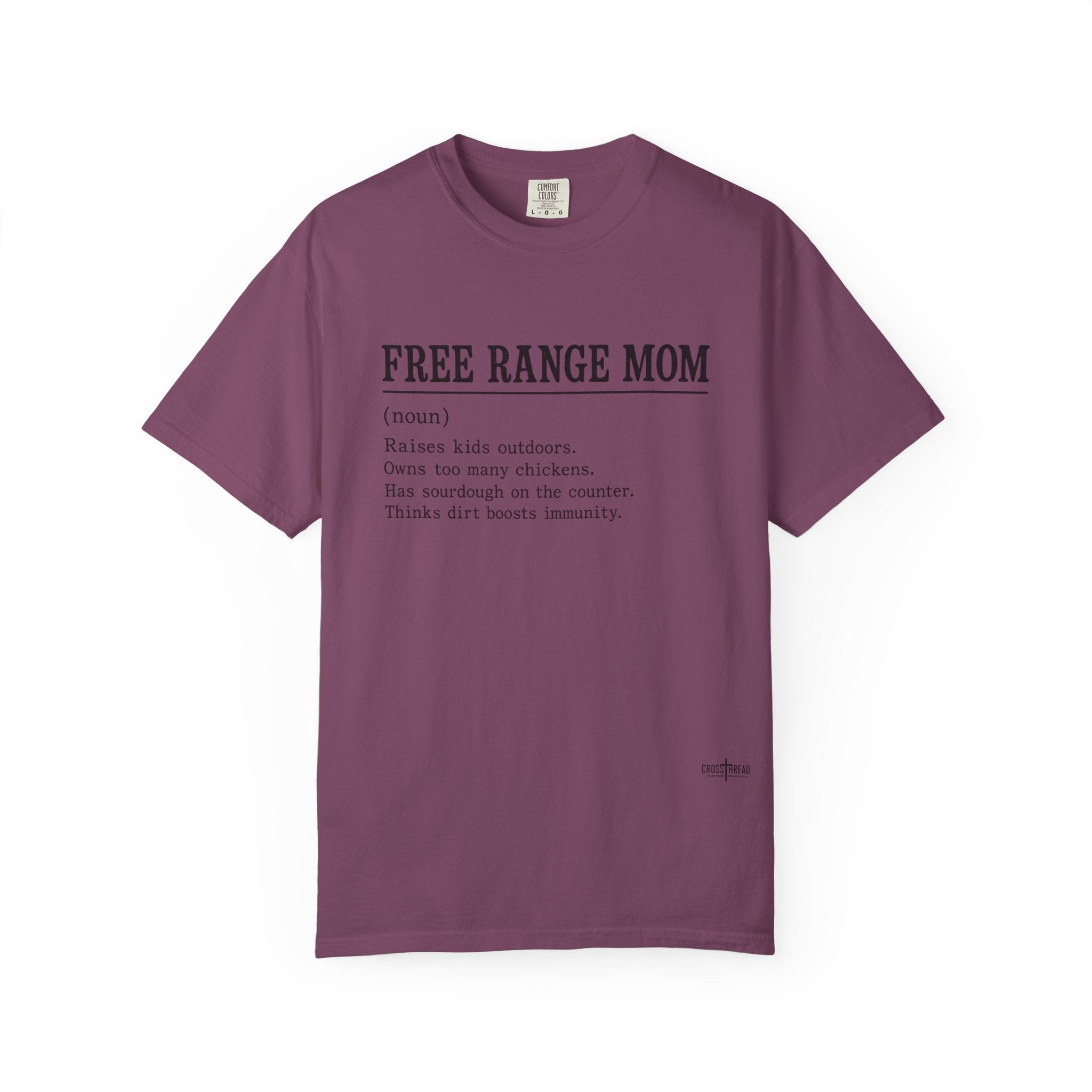 Free Range Mom Definition Tee