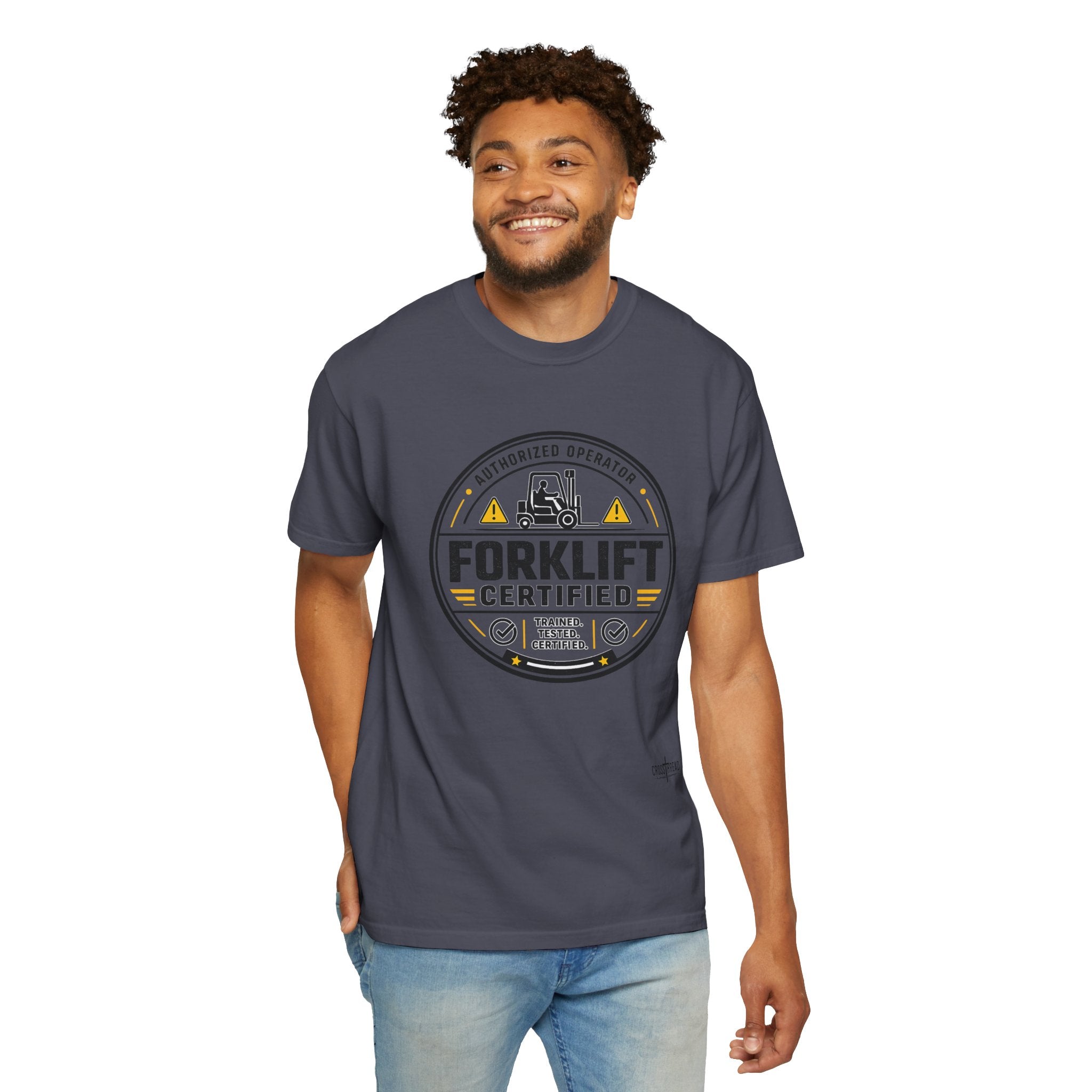 Forklift Certified T-Shirt — Vintage Industrial Graphic Tee