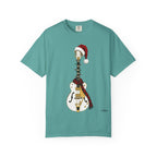 Christmas Hollowbody Guitar Comfort Colors Shirt