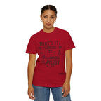 Turning On My Christmas Playlist Comfort Colors T-shirt