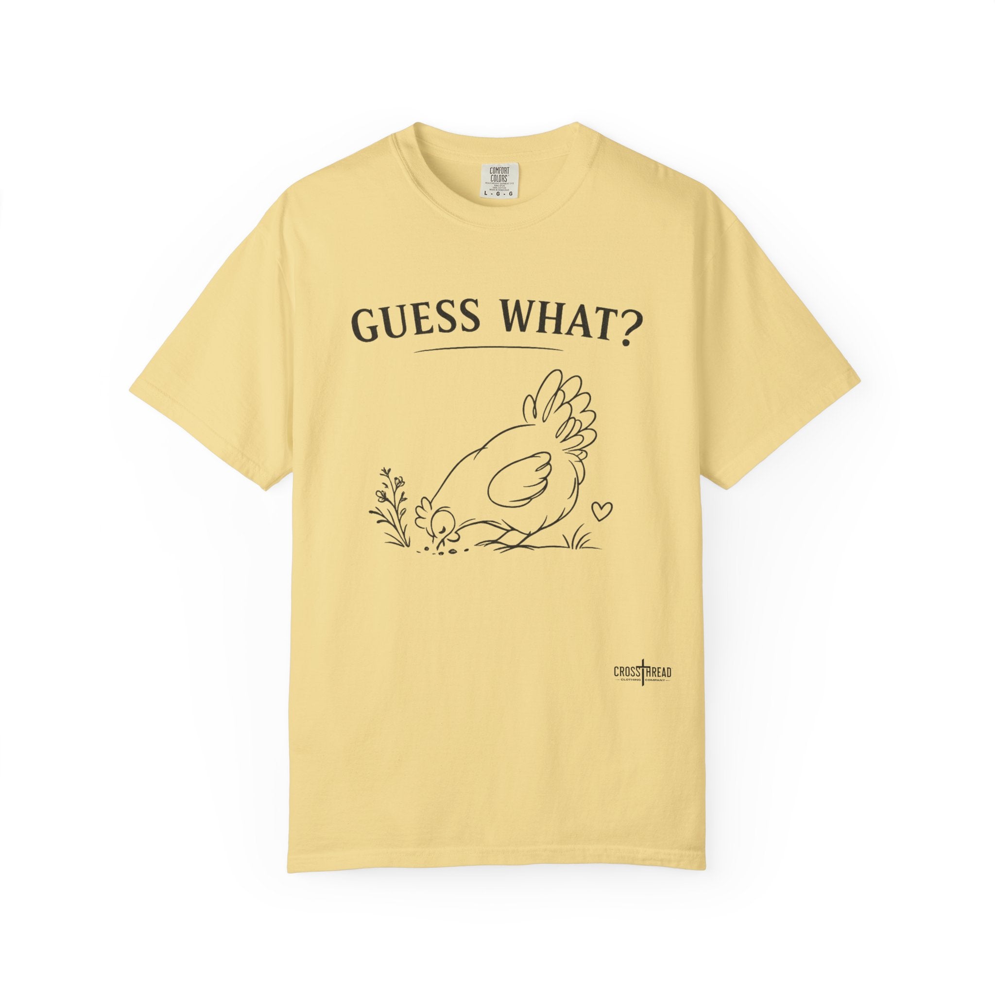 "Guess What?" Chicken Butt Cute Hen Graphic Tee