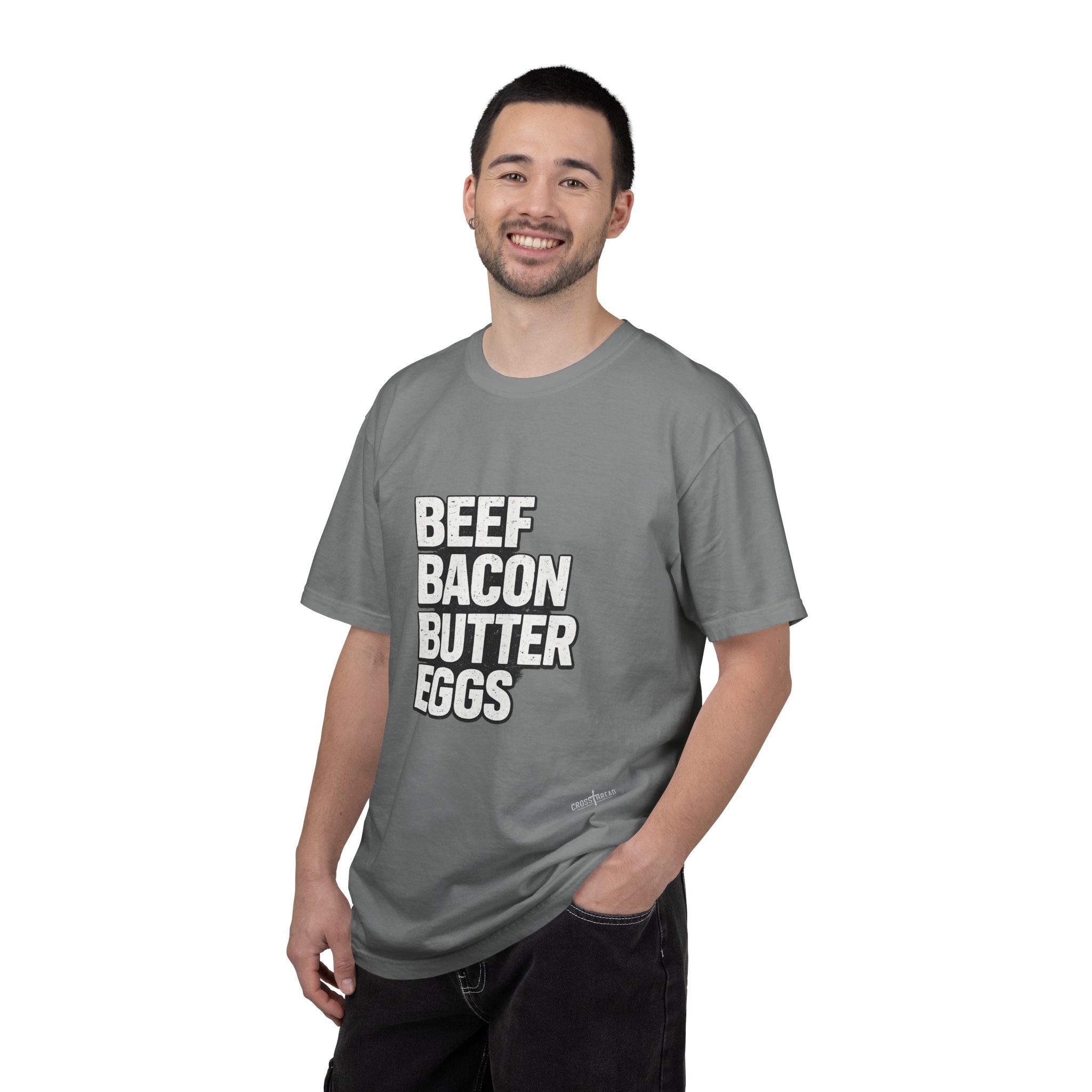 Beef Bacon Butter Eggs Carnivore Lifestyle Graphic Tee