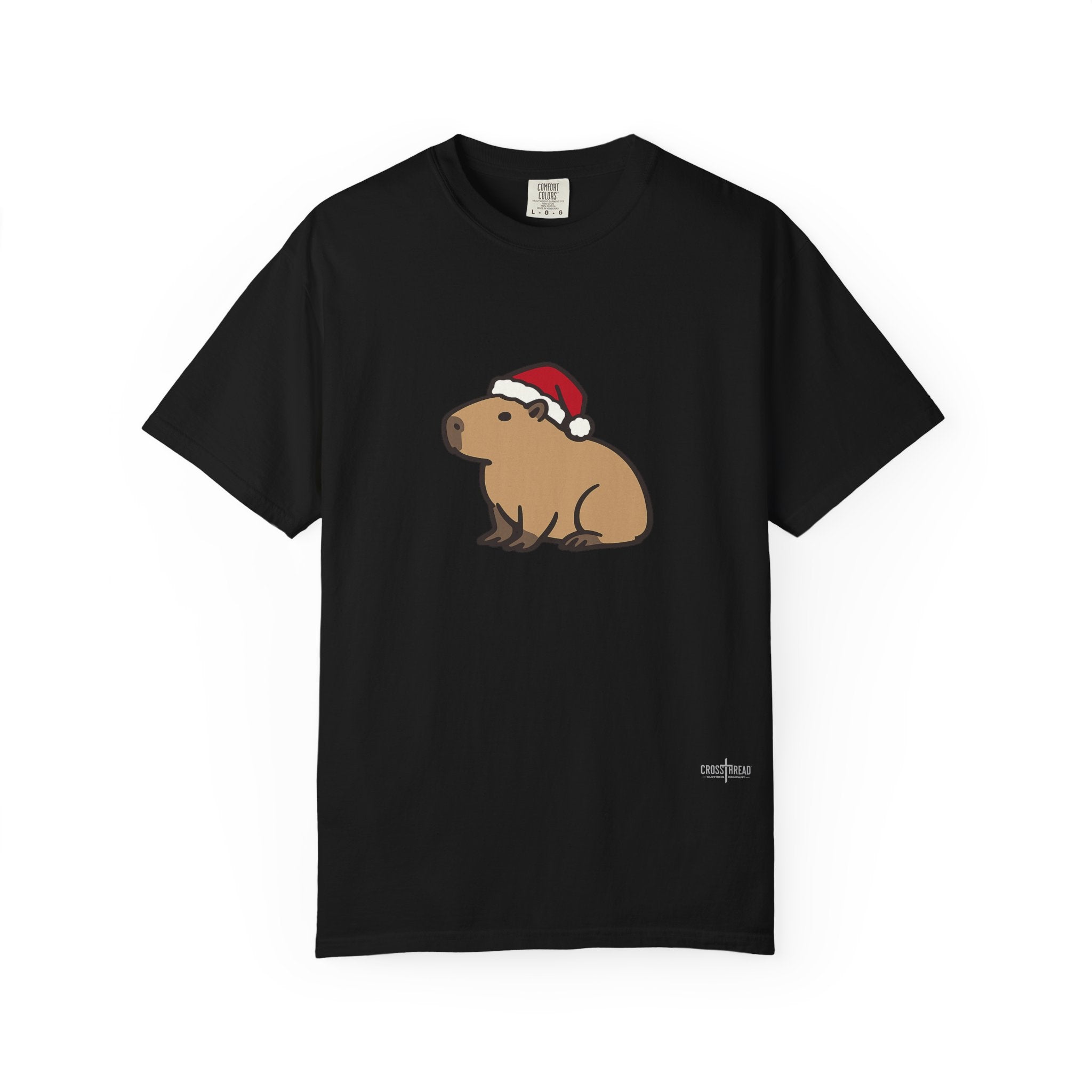Panda Santa Hat Comfort Colors T-Shirt
