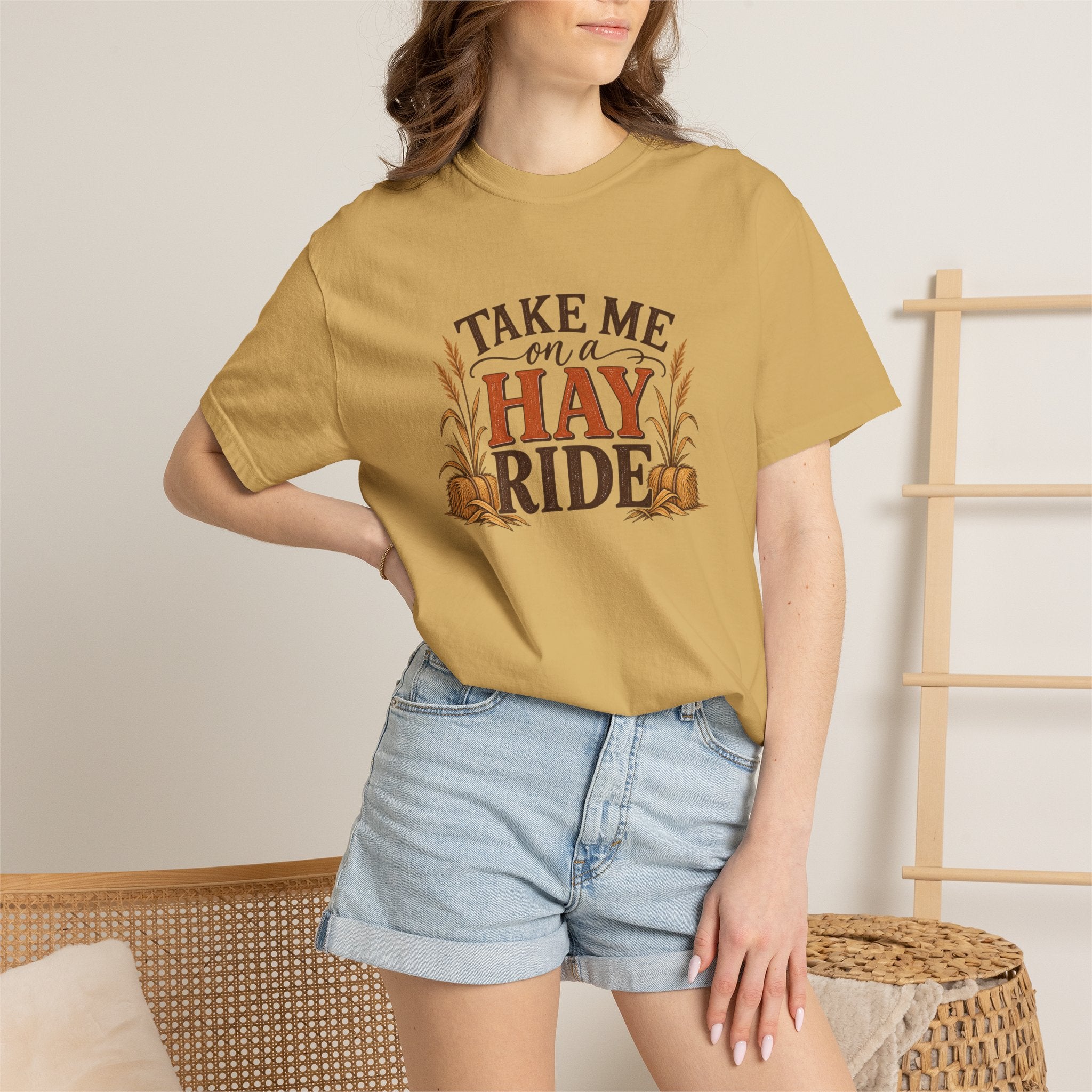 Take Me on a Hay Ride Comfort Colors Shirt