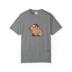 Capybara Santa Hat Comfort Colors T-Shirt