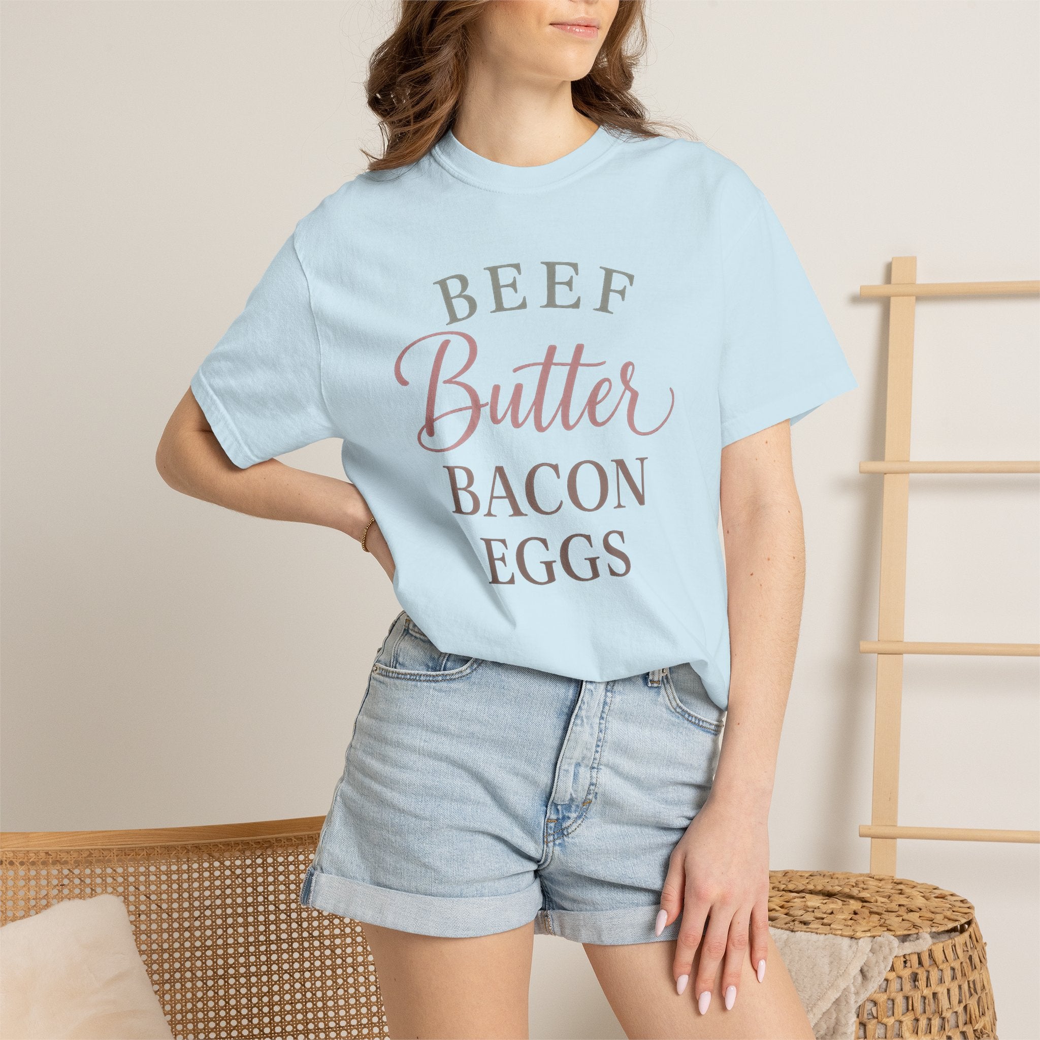 "Beef Butter Bacon Eggs" Carnivore Liftstyle T‑Shirt