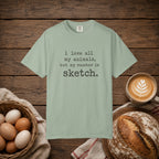 Rooster is Sketch Comfort Colors Shirt