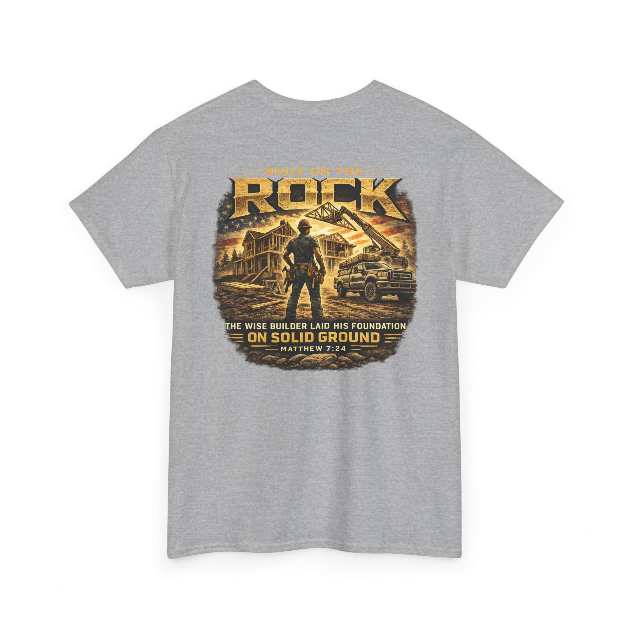 Built on the Rock Construction T-Shirt