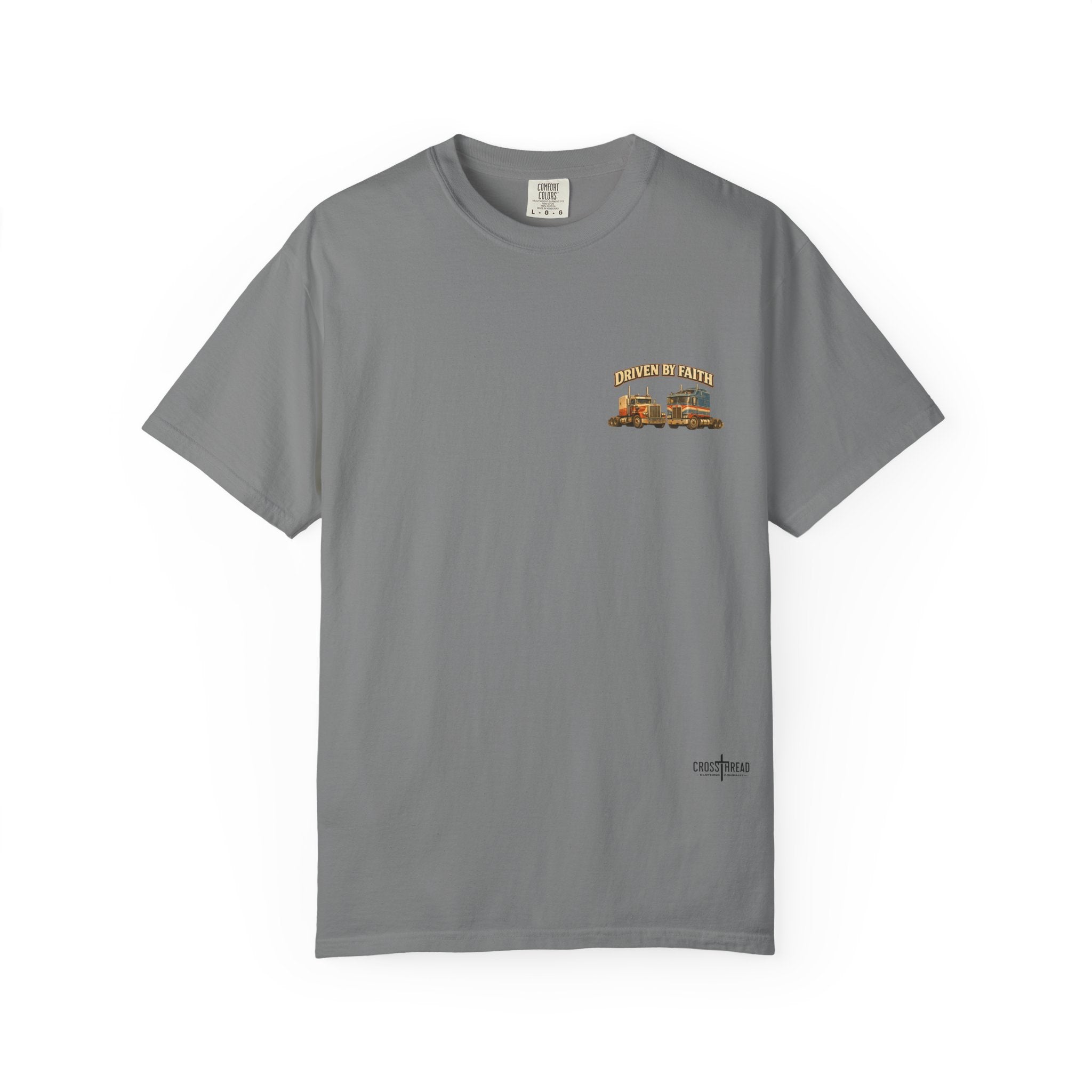 Driven by Faith Vintage Style Trucker T-Shirt