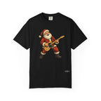 Santa T-Style Guitar Comfort Colors Shirt